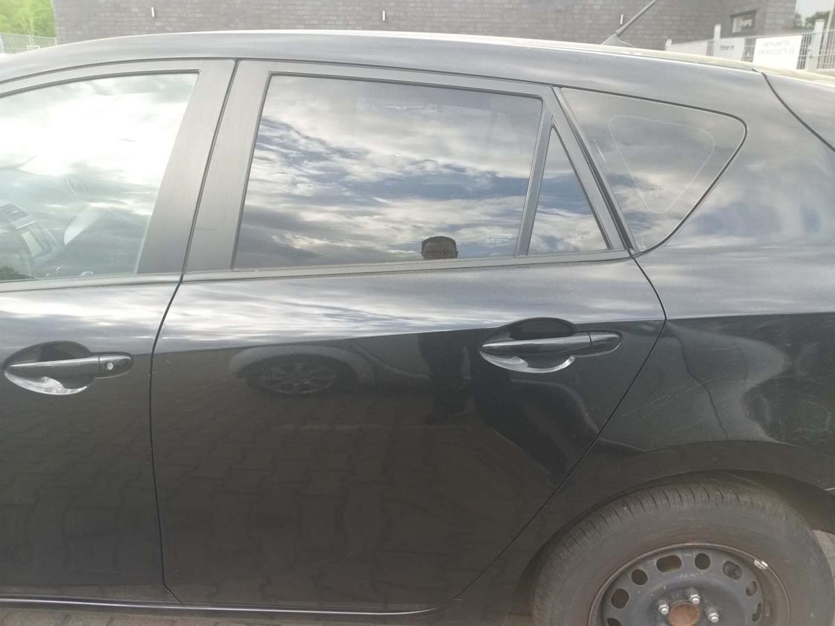 Mazda 3 BL original T&uuml;r hinten links 16W Schwarzmetallic Flie&szlig;heck Rohbau Bj.2012